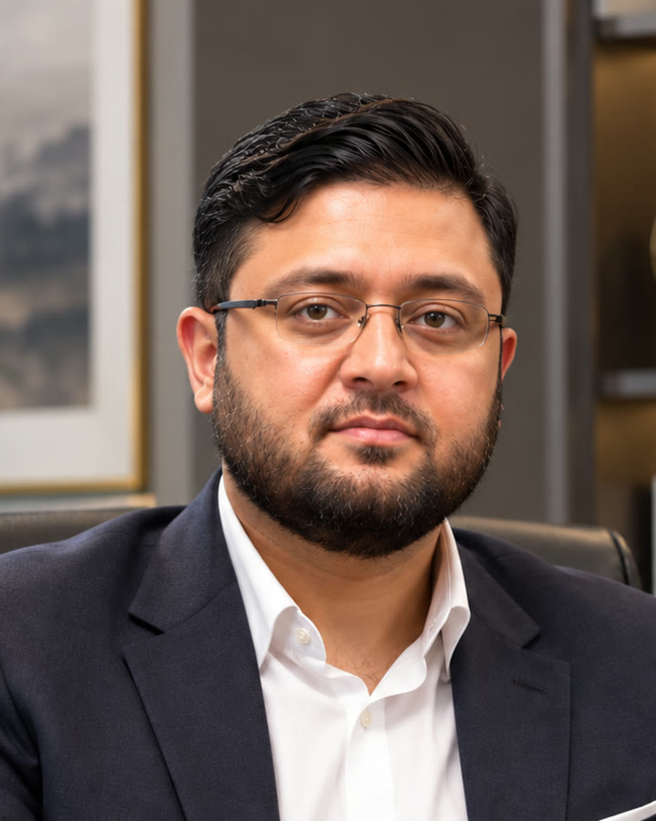 Portrait of Syed Ali Nauman Gilani